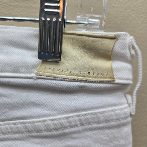 Citizens of Humanity Demy Cropped Flare Jeans Women SZ 29 Cotton Blend White - Picture 3 of 9